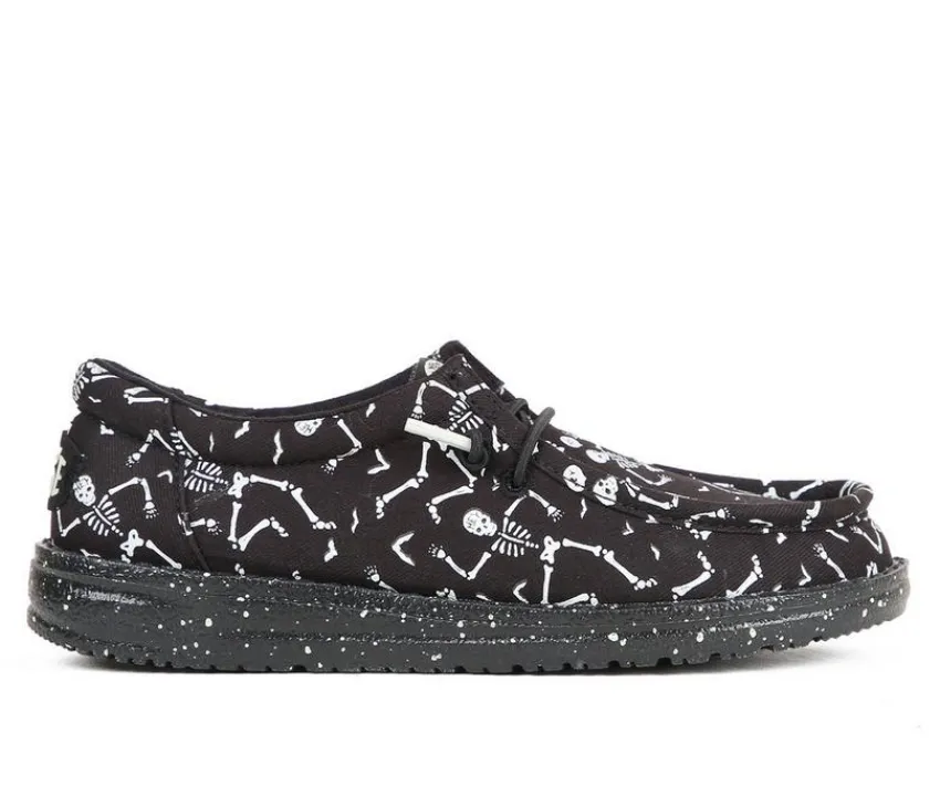 HEYDUDE Casual|Casual>Kids' Little Kid & Big Kid Wally Y Skeletons Casual Shoes
