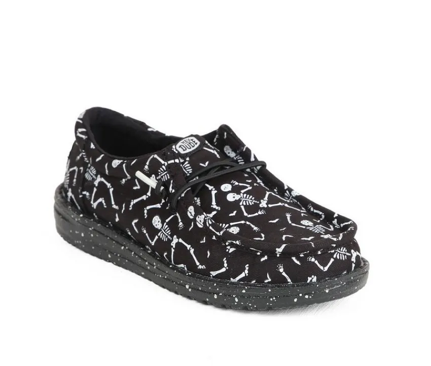 HEYDUDE Casual|Casual>Kids' Little Kid & Big Kid Wally Y Skeletons Casual Shoes