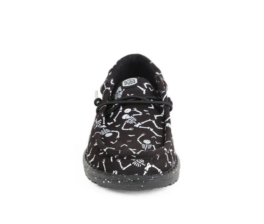 HEYDUDE Casual|Casual>Kids' Little Kid & Big Kid Wally Y Skeletons Casual Shoes