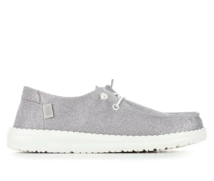 Kids' LittleKid & BigKid Wendy Youth Metallic Casual Shoes|HEYDUDE New