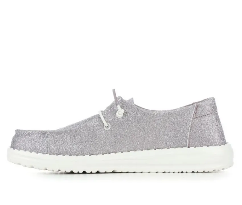 Kids' LittleKid & BigKid Wendy Youth Metallic Casual Shoes|HEYDUDE New