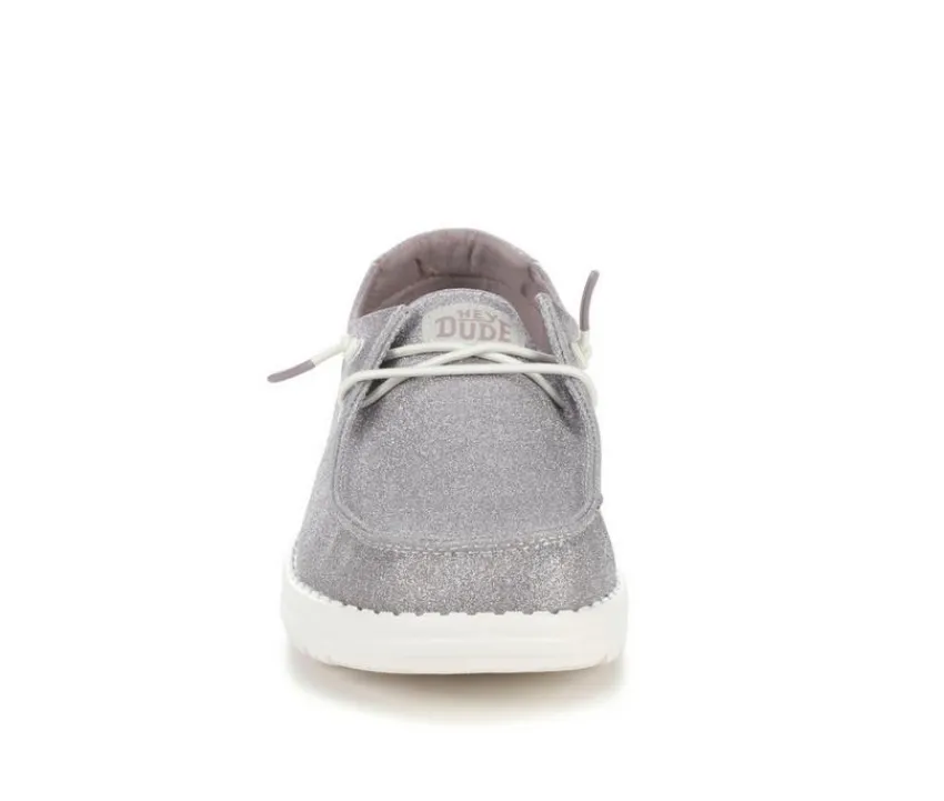 Kids' LittleKid & BigKid Wendy Youth Metallic Casual Shoes|HEYDUDE New