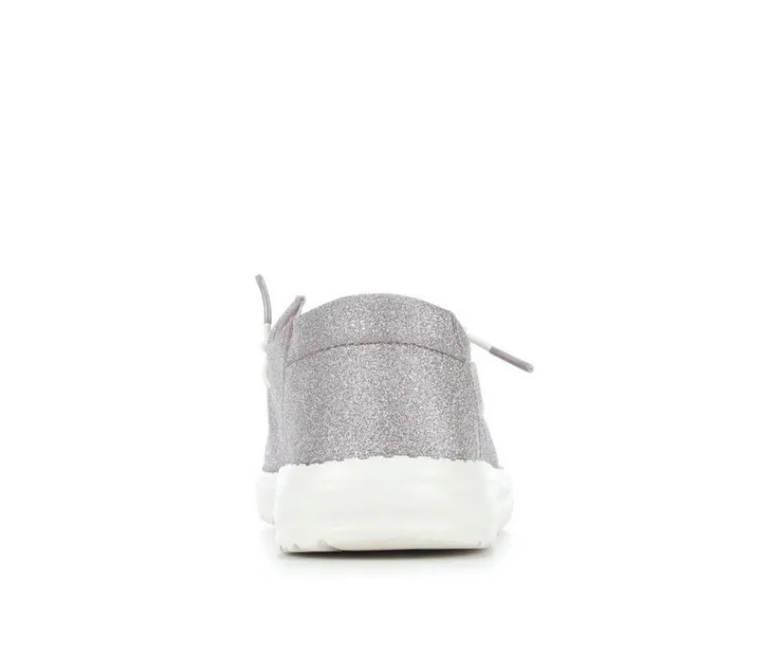 Kids' LittleKid & BigKid Wendy Youth Metallic Casual Shoes|HEYDUDE New