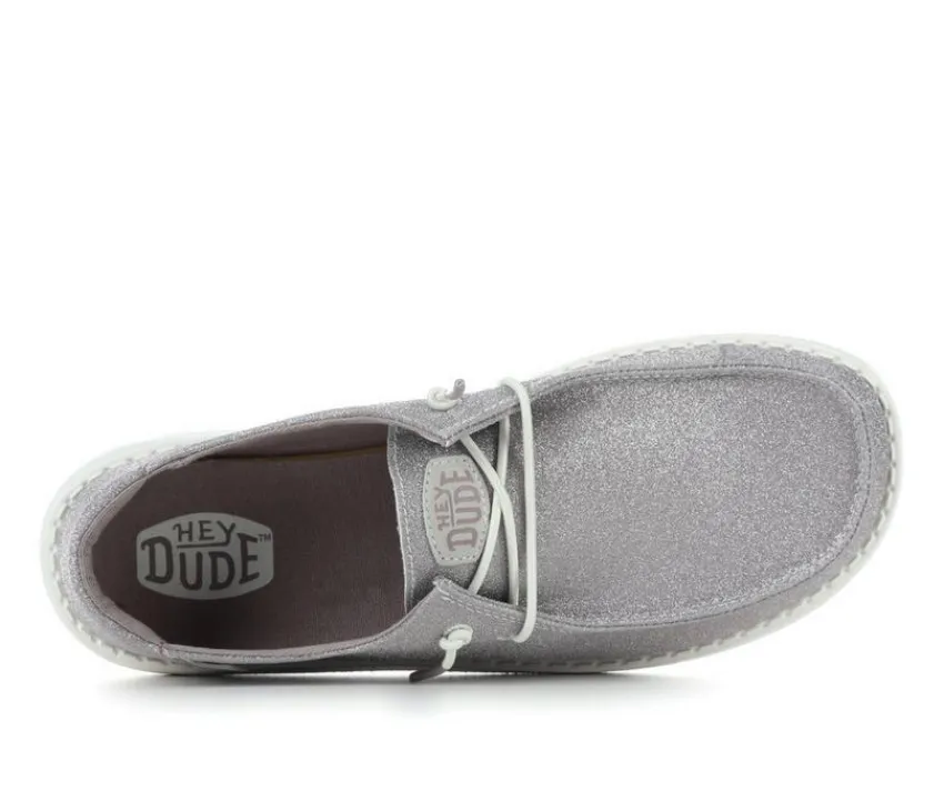 Kids' LittleKid & BigKid Wendy Youth Metallic Casual Shoes|HEYDUDE New