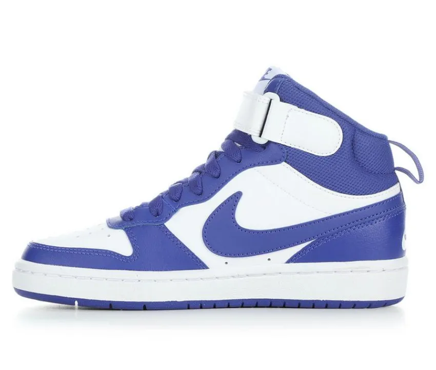 Nike Athletics & Sneakers|Athletics & Sneakers>Kids' Big Kid Court Borough Mid 2 Sneakers