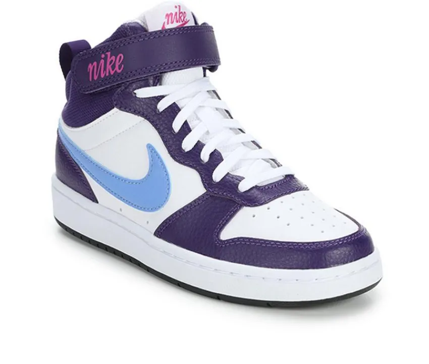 Nike Athletics & Sneakers|Athletics & Sneakers>Kids' Big Kid Court Borough Mid 2 Sneakers