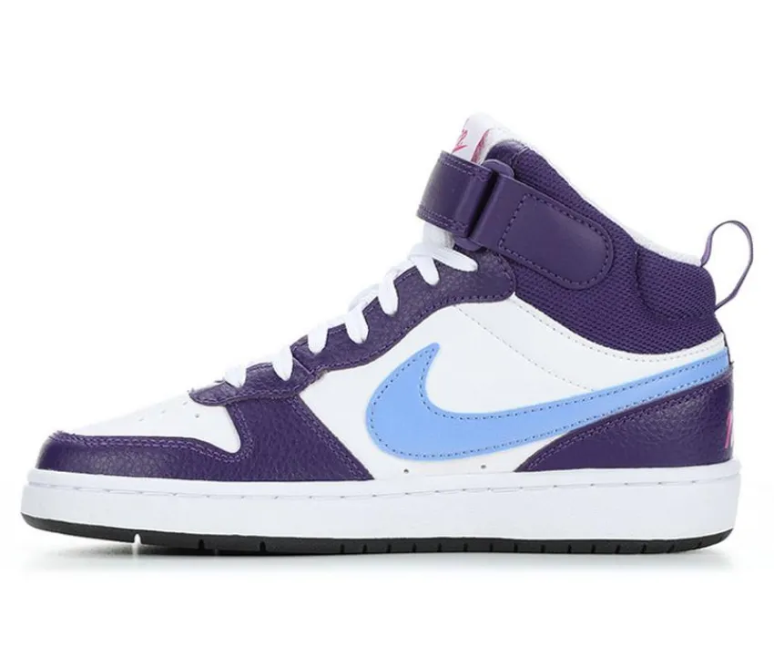 Nike Athletics & Sneakers|Athletics & Sneakers>Kids' Big Kid Court Borough Mid 2 Sneakers
