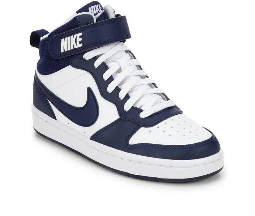 Nike Athletics & Sneakers|Athletics & Sneakers>Kids' Big Kid Court Borough Mid 2 Sneakers