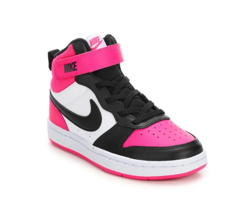 Nike Athletics & Sneakers|Athletics & Sneakers>Kids' Little Kid Court Borough Mid 2 Sneakers