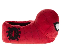 Spiderman Spider Sense Kid's|Little Kid (Sizes 10.5-3)>Kids' Little Kid & Big Kid Spiderman 3D Plush Slippers