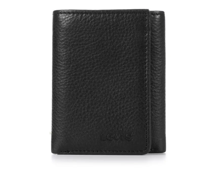 Leather Slim Trifold Wallet|Levi's Accessories Clearance