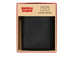 Leather Slim Trifold Wallet|Levi's Accessories Clearance