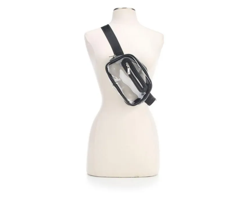 Madden Girl Crossbody|Handbags>Clear Fanny Handbag