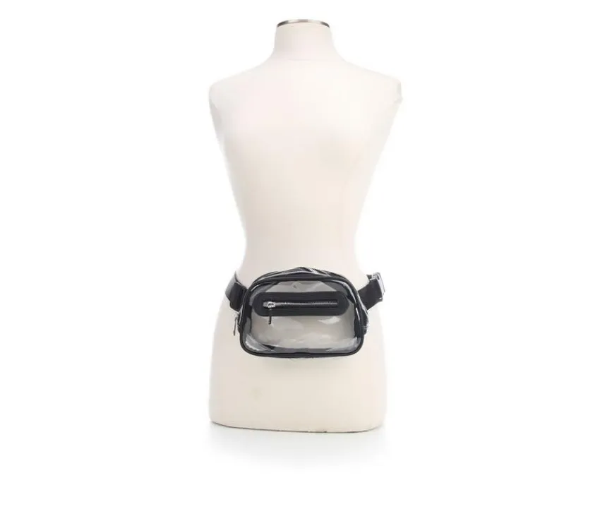 Madden Girl Crossbody|Handbags>Clear Fanny Handbag