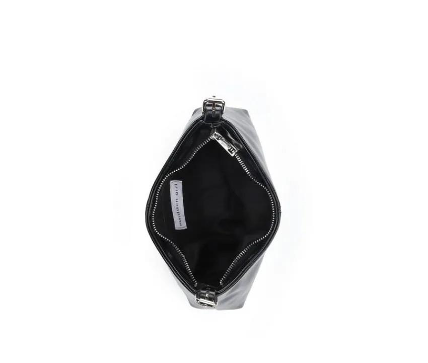 Crinkle PU Shoulder Bag With Charms Handbag|Madden Girl Online