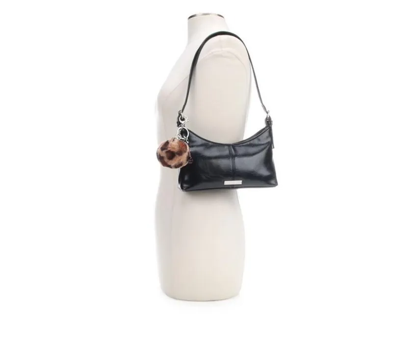 Crinkle PU Shoulder Bag With Charms Handbag|Madden Girl Online