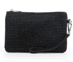 Madden Girl Wallets|Handbags>Faux Rhinestone Mesh Wristlet Handbag