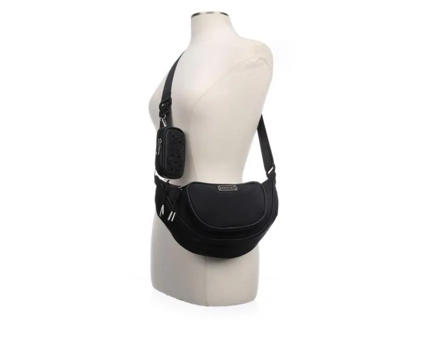 Madden Girl Handbags>Nylon Cresecent Handbag