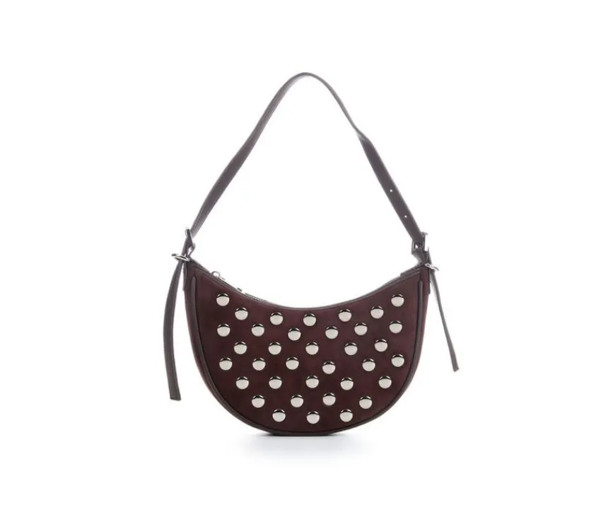 Madden Girl Clutches & Evening Bags|Handbags>PU Hardware Crescent Handbag