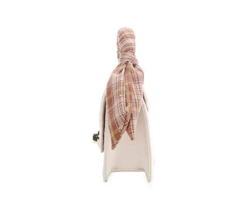 PU Top Handle With Scarf Handbag|Madden Girl New