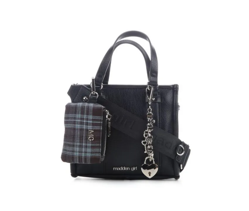PU Tote Charms Handbag|Madden Girl Hot