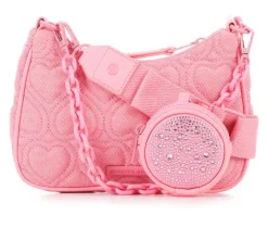 Madden Girl Handbags>Quilted Denim HOBO Handbag