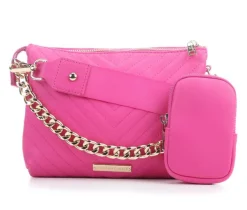Quilted PU Modular Crossbody Handbag|Madden Girl Clearance