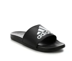 Men's Adilette Cloudfoam + Logo Sport Slides|Adidas Clearance