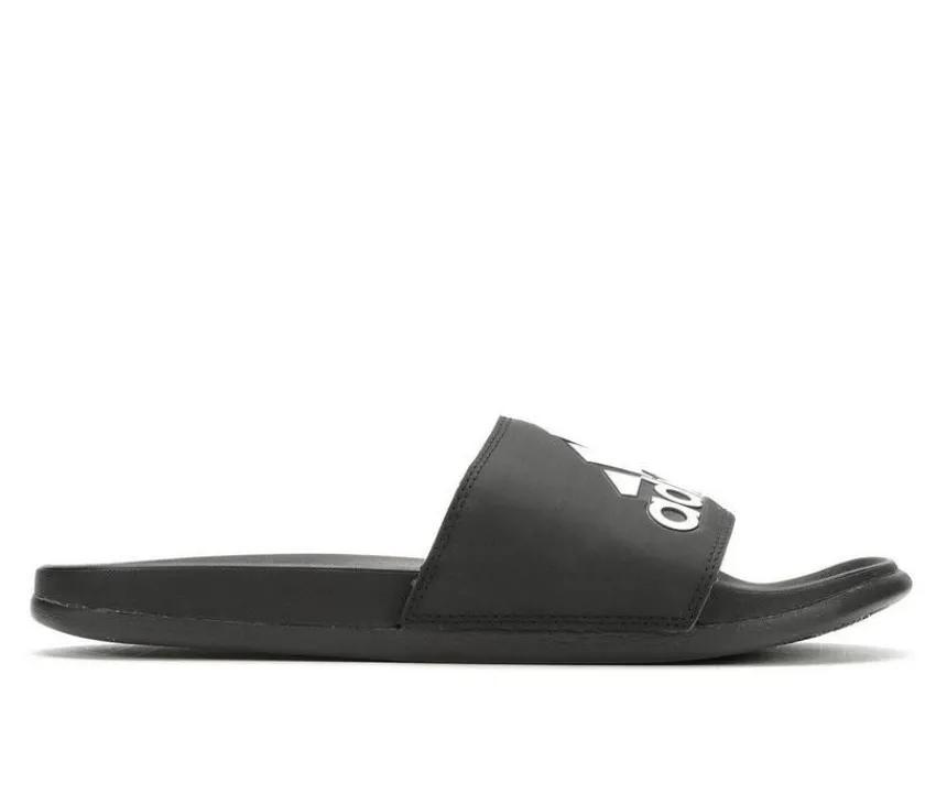 Adidas Sandals>Men's Adilette Cloudfoam + Logo Sport Slides