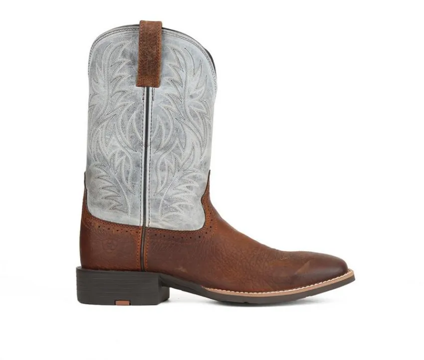 Men's Sport Western Wide Square Toe Cowboy Boots|Ariat Discount