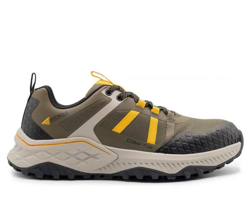 Men's Aero Trail Low Work Shoes|Avenger Work Boots Discount