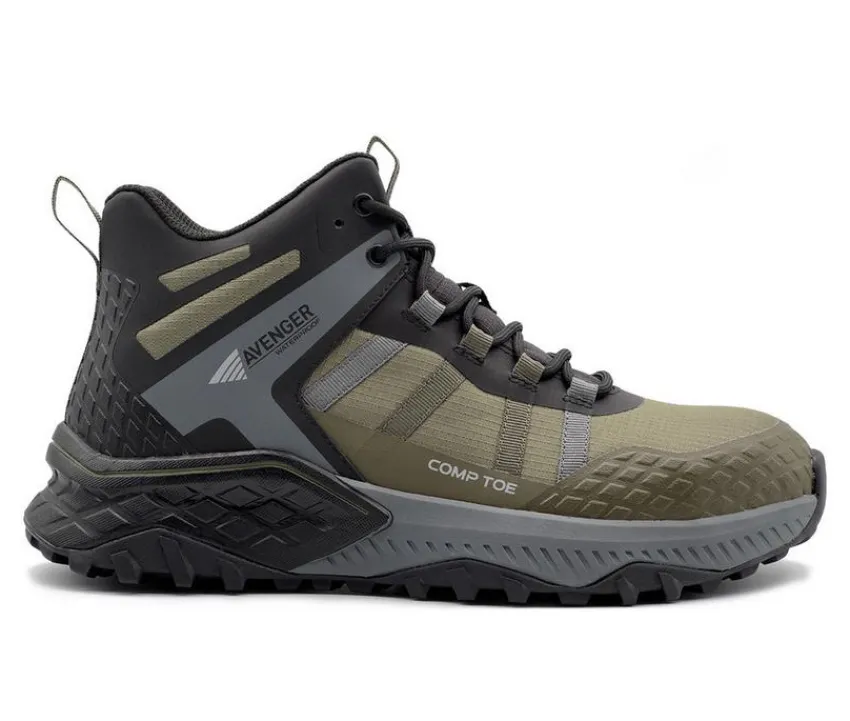 Men's Aero Trail Mid Work Boots|Avenger Work Boots Clearance