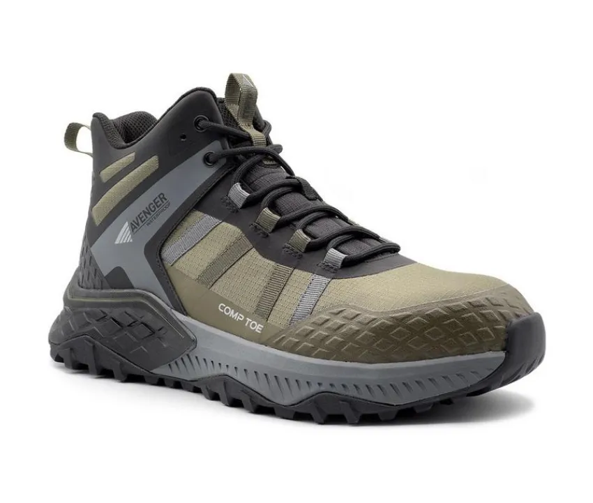 Men's Aero Trail Mid Work Boots|Avenger Work Boots Clearance