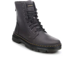 Men's Combs Leather Combat Boots|Dr. Martens Discount
