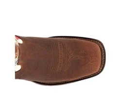 Men's Rebel Steel Toe Mexico Flag Western Steel Toe Work Boots|Durango Best