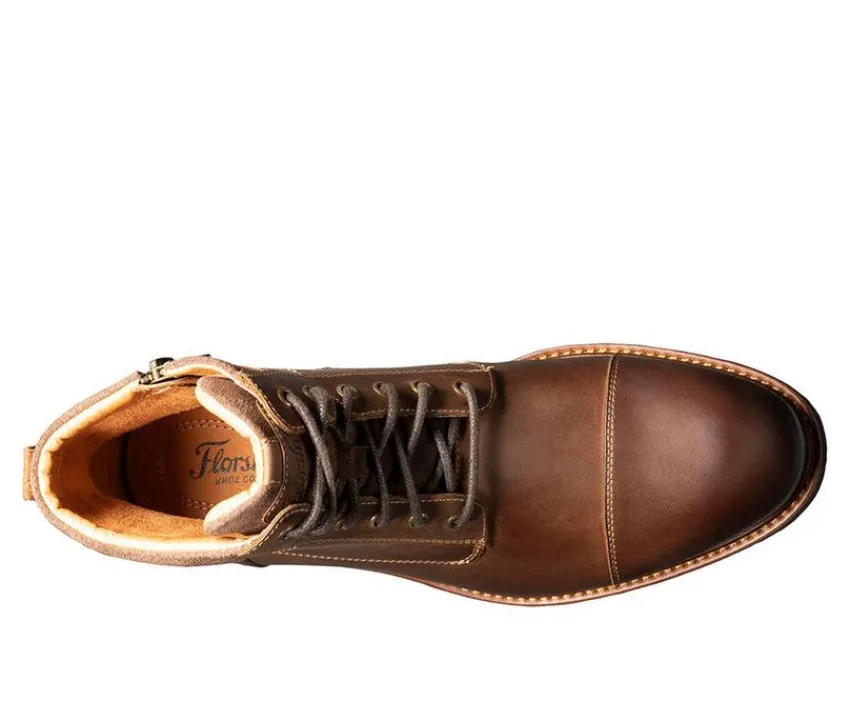 Florsheim Casual|Boots>Men's Chalet Cap Toe Lace Boots