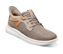 Men's Fleet Knit Elastic Lace Slip On Loafers|Florsheim New