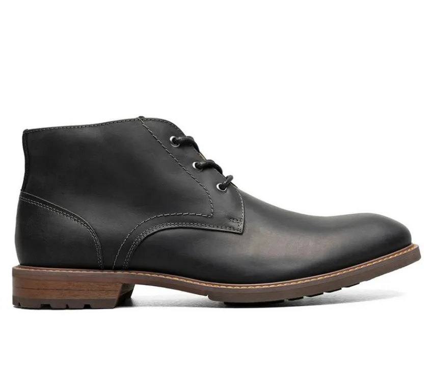 Florsheim Chukka & Chelsea>Men's Lodge Plain Toe 3 Eye Chukka Boot Dress Shoes