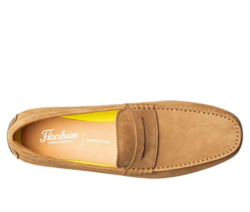 Men's Motor Smooth Moc Toe Penny Loafers|Florsheim New