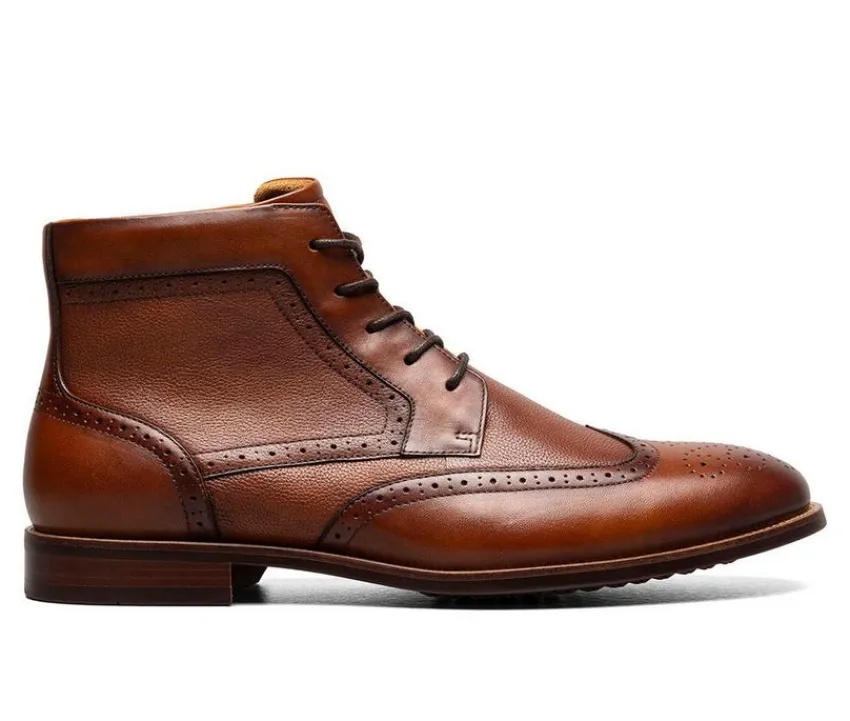 Men's Rucci Wingtip Lace Up Dress Boots|Florsheim Sale