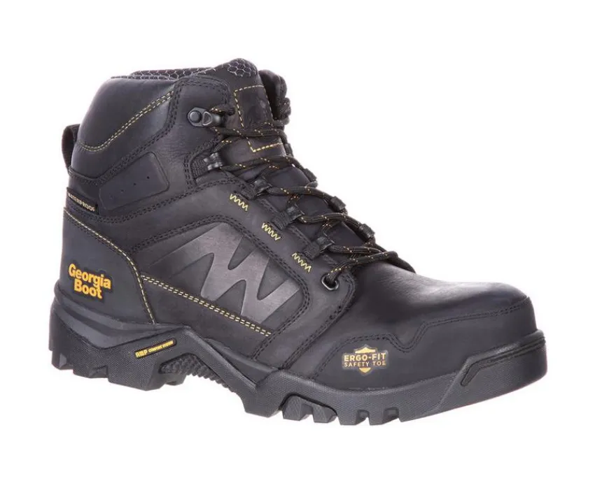 Georgia Boot Boots|Work & Safety>Men's Amplitude Composite Toe Waterproof Work Boots