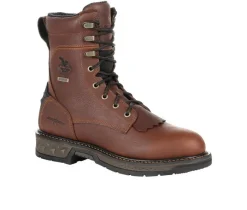 Men's Carbo-Tec LT Waterproof Lacer Work Boots|Georgia Boot Best
