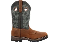 Men's Carbo-Tec FLX Waterproof Pull On Work Boots|Georgia Boot Best