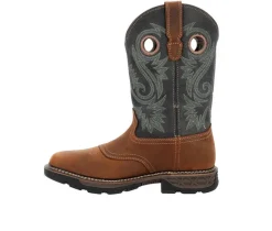 Men's Carbo-Tec FLX Waterproof Pull On Work Boots|Georgia Boot Best