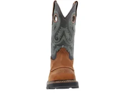 Men's Carbo-Tec FLX Waterproof Pull On Work Boots|Georgia Boot Best