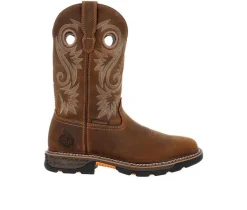 Men's Carbo-Tec FLX Alloy Toe Waterproof Pull On Work Boots|Georgia Boot Sale