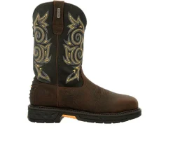 Georgia Boot Cowboy & Western|Work & Safety>Men's Carbo-Tec LT Steel Toe Waterproof Pull On Work Boots