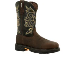 Georgia Boot Cowboy & Western|Work & Safety>Men's Carbo-Tec LT Steel Toe Waterproof Pull On Work Boots
