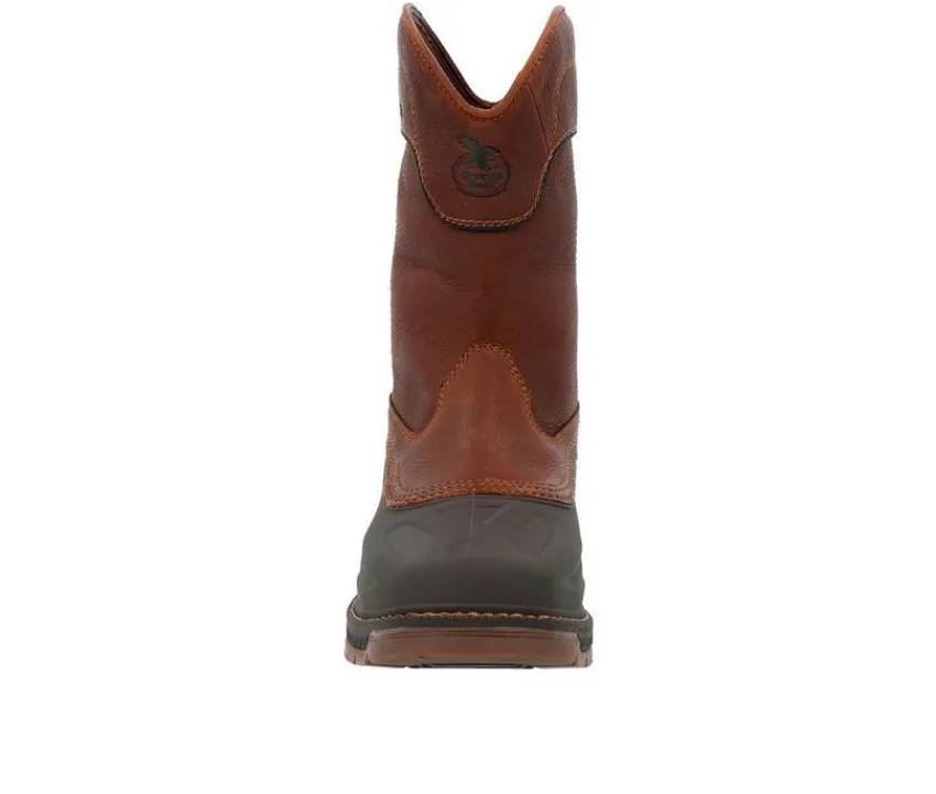 Men's Carbo-Tec LTR Steel Toe Waterproof Pull On Work Boots|Georgia Boot Online