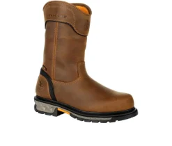 Men's Carbo-Tec LTX Waterproof Composite Toe Pull On Work Boots|Georgia Boot New